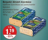 V-Markt Pentling - Almzeit Alpkäse Angebot im Prospekt Almzeit Alpkäse bei V-Markt im Pentling Prospekt für 1,19 €
