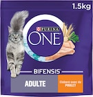 Croquettes pour chat adulte élaboré avec du poulet - PURINA ONE en promo chez Intermarché Super Angers à 2,60 €