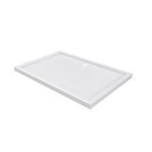 Receveur de douche extra-plat  - Blanc acrylique - L80xl120cm en promo chez Brico Cash Perpignan à 112,90 €