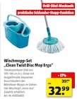 Wischmopp-Set "Clean Twist Disc Mop Ergo" von Leifheit im aktuellen Hagebaumarkt Prospekt