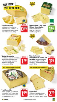 Käse im aktuellen EDEKA Prospekt (Heilbronn) Käse im EDEKA Prospekt "Aktuelle Angebote" mit 60 Seiten (Heilbronn)