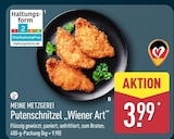Putenschnitzel „Wiener Art“ von MEINE METZGEREI für 3,99 € bei ALDI Nord im Angebot Putenschnitzel „Wiener Art“ von MEINE METZGEREI im aktuellen ALDI Nord Prospekt