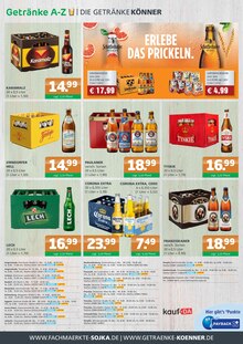 Bier im aktuellen Getränke A-Z Prospekt (Eberswalde) Bier im Getränke A-Z Prospekt "DIE GETRÄNKEKÖNNER" mit 4 Seiten (Eberswalde)