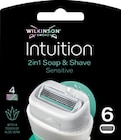 Aktuelles Intuition 2in1 Sensitive Rasierklingen Angebot bei Rossmann in Recklinghausen ab 14,99 €