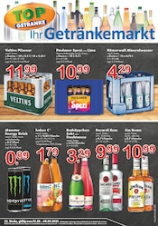 Aktueller TOP Getränke Prospekt mit Bier, "Aktuelle Angebote", Seite 1