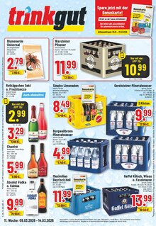 Wodka im aktuellen Trinkgut Prospekt (Wuppertal) Wodka im Trinkgut Prospekt "Aktuelle Angebote" mit 10 Seiten (Wuppertal)