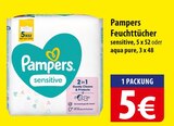 Pampers Feuchttücher sensitive im Angebot bei famila Nordost in Langenhagen Pampers Feuchttücher sensitive Angebote bei famila Nordost Langenhagen für 5,00 €