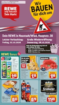REWE Neustadt Prospekt der aktuellen Woche, gültig von 28.09.2026 bis 02.10.2026 Aktueller REWE Neustadt Prospekt "Dein Markt" mit 32 Seiten
