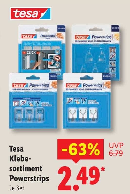 Klebesortiment Powerstrips