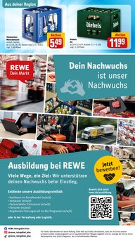 Bier im aktuellen REWE Prospekt (Moers) Bier im REWE Prospekt "Dein Markt" mit 32 Seiten (Moers)