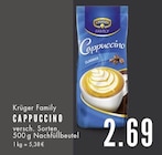 Cappuccino im Angebot bei E center in Gelsenkirchen Cappuccino Angebote von Krüger Family bei E center Gelsenkirchen für 2,69 €
