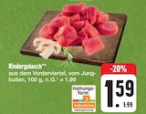 Rindergulasch Angebote bei E center Schweinfurt für 1,59 €