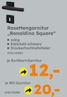 Rosettengarnitur Ronaldino Square Buntbart-Garnitur Angebote bei Globus-Baumarkt Neuss für 12,00 €