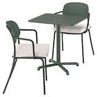 Tisch und 2 Stühle für draußen tiefgrün/tiefgrün Frösön/Duvholmen beige Angebote von VISINGSÖ / VISINGSÖ bei IKEA Waiblingen für 248,98 €