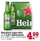 Aktuelles Heineken Lager Bier oder 0,0% Alkoholfrei Angebot bei EDEKA in Frankfurt (Main) ab 4,99 €