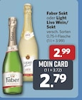 Faber Sekt von Faber für 2,79 € bei combi im Angebot Faber Sekt von Faber im aktuellen combi Prospekt