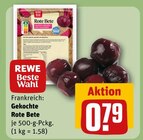 Gekochte Rote Bete bei REWE im Bürstadt Prospekt für 0,79 €