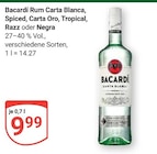 Rum Carta Blanca im Angebot bei GLOBUS in Kaiserslautern Rum Carta Blanca Angebote von Bacardi bei GLOBUS Kaiserslautern für 9,99 €
