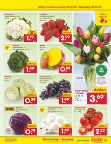 Tulpen im aktuellen Netto Marken-Discount Prospekt (Chemnitz) Tulpen im Netto Marken-Discount Prospekt "Aktuelle Angebote" mit 54 Seiten (Chemnitz)