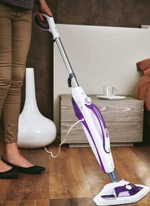 Balai nettoyeur vapeur 2 en 1 SV440 blanc/violet - Géant Casino à Mulhouse Balai nettoyeur vapeur 2 en 1 SV440 blanc/violet en promo chez Géant Casino Mulhouse à 79,90 €