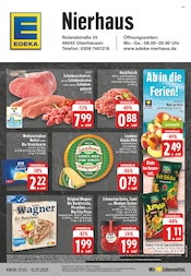 Pizza im EDEKA Prospekt in Oberhausen Aktueller EDEKA Prospekt mit Pizza, "Aktuelle Angebote", Seite 1