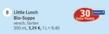 Bio-Suppe von Little Lunch im aktuellen Marktkauf Prospekt für 3,29 €