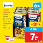 Saftige Brocken mit Huhn im Angebot bei Netto Marken-Discount in Stade Saftige Brocken mit Huhn Angebote von Sancho bei Netto Marken-Discount Stade für 7,00 €