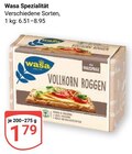 Vollkorn Roggen im Angebot bei GLOBUS in Koblenz Vollkorn Roggen Angebote von Wasa bei GLOBUS Koblenz für 1,79 €