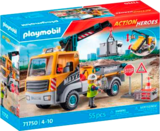 Baustellen-LKW mit Kran im Angebot bei Marktkauf in Greifswald Baustellen-LKW mit Kran Angebote von Playmobil bei Marktkauf Greifswald für 29,99 €