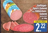Geflügel-Sport-Salami im EDEKA Prospekt Geflügel-Sport-Salami von im aktuellen EDEKA Prospekt für 2,22 €