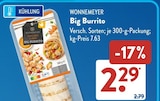 Big Burrito von Wonnemeyer im aktuellen ALDI SÜD Prospekt für 2,29 €