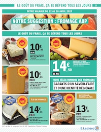 Offre Bleu D'auvergne dans le catalogue E.Leclerc du moment à la page 9