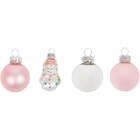 Boules de Noël miniatures en verre - Action en promo chez Action Alençon à 1,79 €