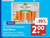 Mini-Wiener Angebote von Gut drei Eichen/güldenhof bei ALDI SÜD Oberhausen für 2,00 €