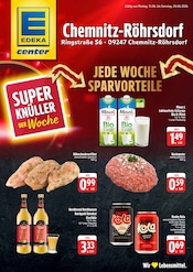 E center Supermarkt Prospekt der aktuellen Woche mit 2 Seiten, gültig von 15.06.2026 bis 20.06.2026, in Oberlungwitz und Umgebung Aktueller E center Supermarkt Prospekt in Oberlungwitz und Umgebung, "Wir lieben Lebensmittel!" mit 2 Seiten, 15.06.2026 - 20.06.2026