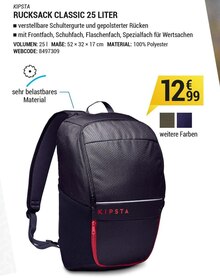 RUCKSACK CLASSIC 25 LITER bei DECATHLON in Nürnberg RUCKSACK CLASSIC 25 LITER im Angebot bei DECATHLON Nürnberg für 12,99 €