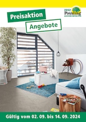 Aktueller Holz Possling Prospekt mit Bodenbelag, "Preisaktion Angebote", Seite 1