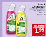WC-Reiniger Himbeer-Essig im Angebot bei Marktkauf in Nürnberg WC-Reiniger Himbeer-Essig Angebote von Frosch bei Marktkauf Nürnberg für 1,99 €