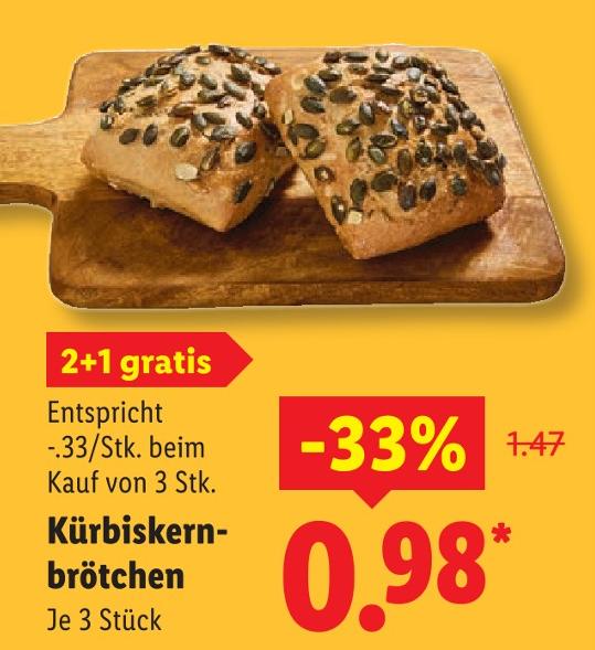 Kürbiskernbrötchen