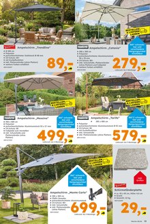 Sonnenschirm im Globus-Baumarkt Prospekt "Immer eine Idee besser" mit 29 Seiten (Saarbrücken)