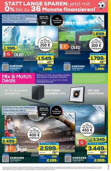 Fernseher im aktuellen EURONICS Prospekt (Soest) Fernseher im EURONICS Prospekt "GENAU RICHTIG. STADIONATMOSPHÄRE FÜR ZUHAUSE." mit 8 Seiten (Soest)