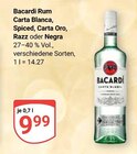 Aktuelle Bacardi Angebote bei GLOBUS in Erfurt Aktuelles Rum Carta Blanca Angebot bei GLOBUS in Erfurt ab 9,99 €