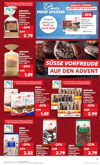Weihnachtsgebäck im Kaufland Prospekt "Aktuelle Angebote" mit 54 Seiten (Leipzig)