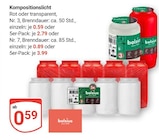 Kompositionslicht Angebote von bolsius bei GLOBUS Bad Homburg für 0,59 €