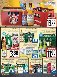Bier im EDEKA Prospekt "Aktuelle Angebote" mit 20 Seiten (Gießen)