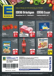 EDEKA Prospekt für Würzburg mit 8 Seiten EDEKA Prospekt für Würzburg: "Wir lieben Lebensmittel!", 8 Seiten, 12.05.2025 - 17.05.2025