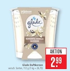 Aktuelle Kerzen Angebote bei Marktkauf in Offenbach (Main) Aktuelles Glade Duftkerzen Romantic Vanilla Blossom Angebot bei Marktkauf in Offenbach (Main) ab 2,99 €
