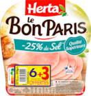 JAMBON CUIT LE BON PARIS HERTA - HERTA à 3,05 € dans le catalogue Auchan Supermarché