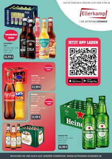 Bier im aktuellen Getränke Ellerkamp Prospekt (Osnabrück) Bier im Getränke Ellerkamp Prospekt "DIE GETRÄNKEKÖNNER" mit 4 Seiten (Osnabrück)