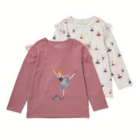 Maedchen Langarmshirt im Tchibo im Supermarkt Prospekt 2 Kinder-Langarmshirts im aktuellen Tchibo im Supermarkt Prospekt für 14,99 €